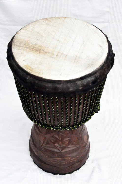 Große Djembe aus Guinea - Oberklasse Djembe Trommel