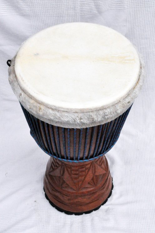 Große Djembe aus Guinea - Oberklasse Djembe Trommel