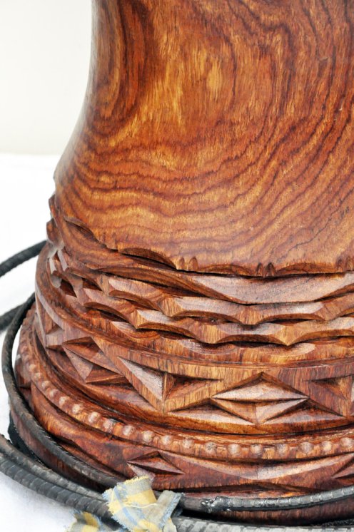 Palisander (Gueni) Djembe Korpus aus Guinea - Oberklasse Djembe