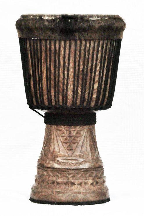 Große Djembe aus Guinea - Oberklasse Djembe Trommel