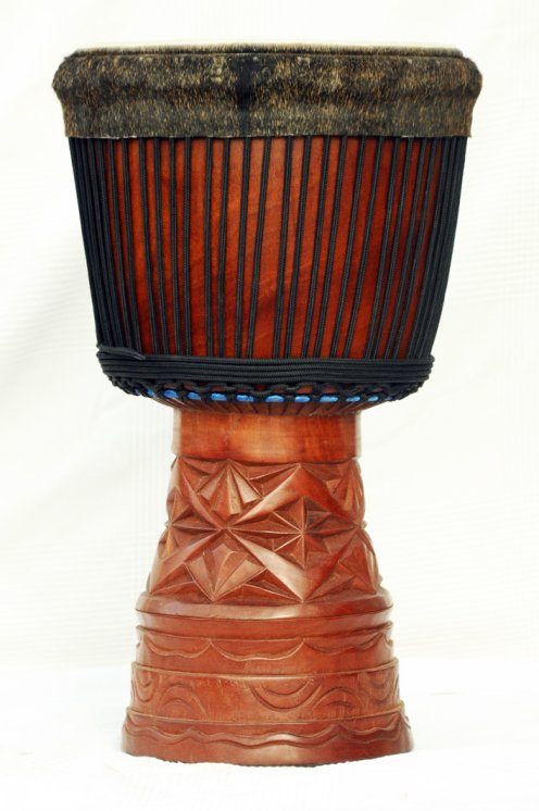 Große Djembe aus Guinea - Oberklasse Djembe Trommel
