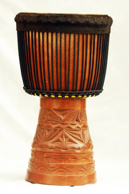Große Djembe aus Guinea - Oberklasse Djembe Trommel