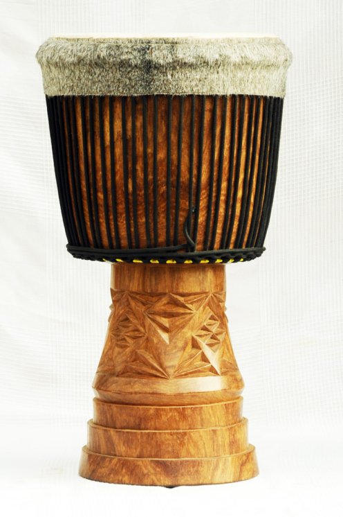 Große Djembe aus Guinea - Oberklasse Djembe Trommel