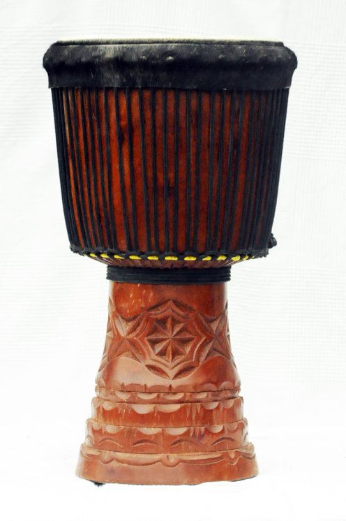 Große Djembe aus Guinea - Oberklasse Djembe Trommel