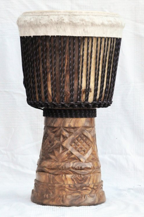 Palisander (Gueni) Djembe aus Guinea - Hohe Qualität Djembe