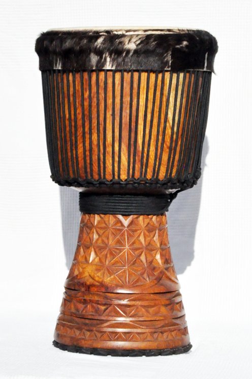 Große Djembe aus Guinea - Oberklasse Djembe Trommel