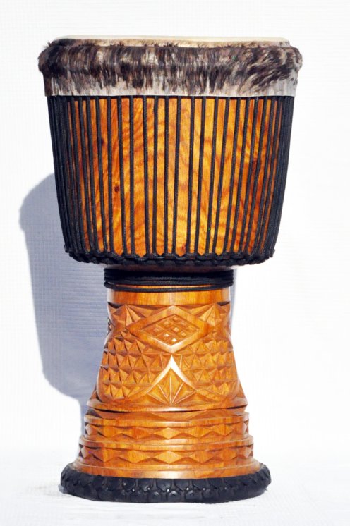 Große Djembe aus Guinea - Oberklasse Djembe Trommel