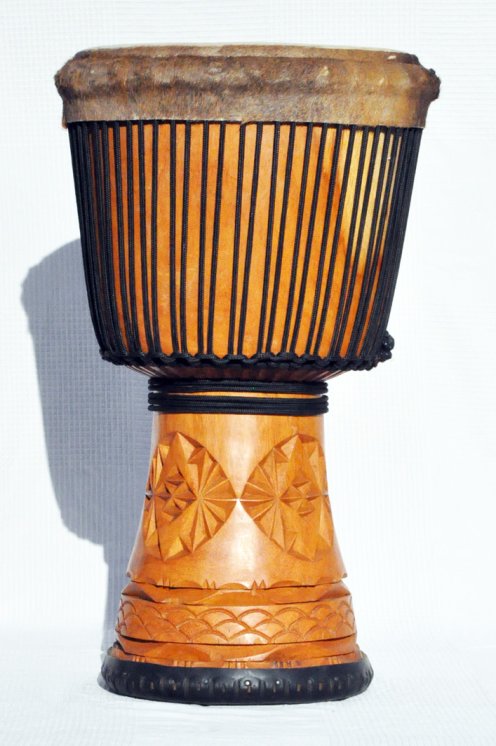 Große Djembe aus Guinea - Oberklasse Djembe Trommel
