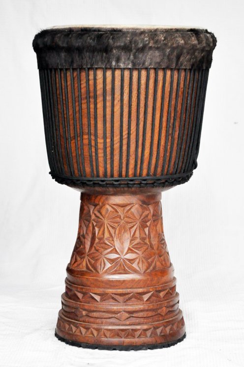 Große Djembe aus Guinea - Oberklasse Djembe Trommel