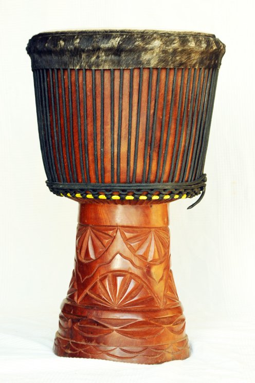 Große Djembe aus Guinea - Oberklasse Djembe Trommel