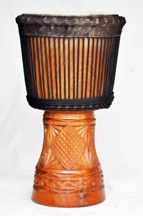 Große Djembe aus Guinea - Oberklasse Djembe Trommel