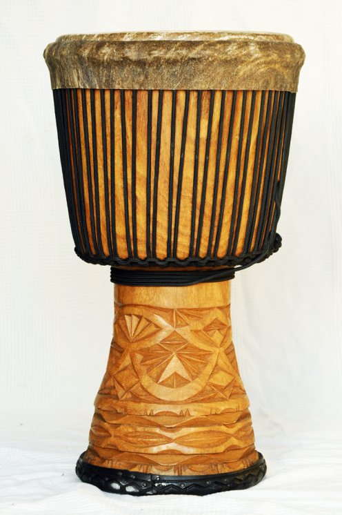 Große Djembe aus Guinea - Oberklasse Djembe Trommel