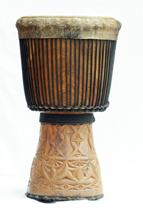 Große Djembe aus Guinea - Oberklasse Djembe Trommel