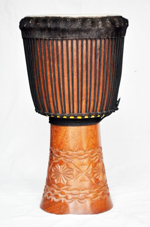 Große Djembe aus Guinea - Oberklasse Djembe Trommel