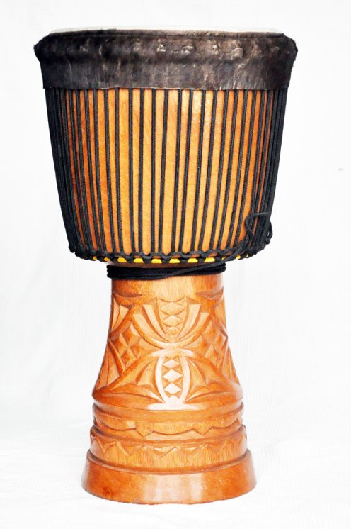 Große Djembe aus Guinea - Oberklasse Djembe Trommel