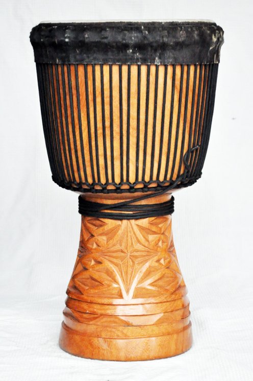 Große Djembe aus Guinea - Oberklasse Djembe Trommel