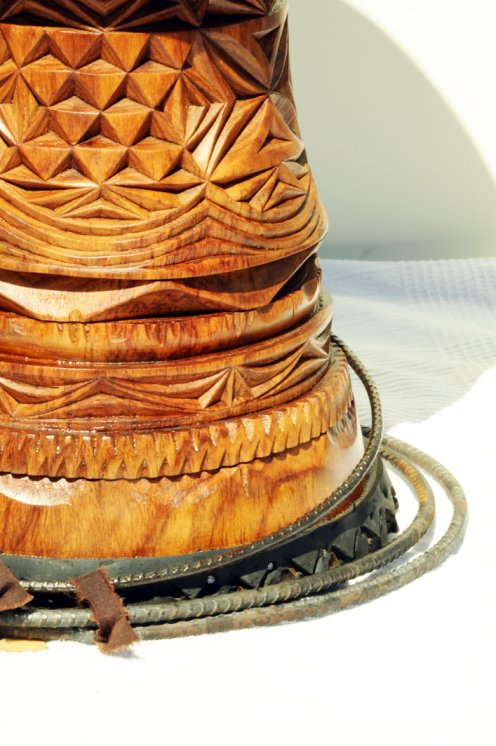 Palisander (Gueni) Djembe Korpus aus Guinea - Oberklasse Djembe