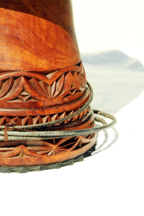 Lenke Djembe Korpus aus Guinea - Oberklasse Djembe