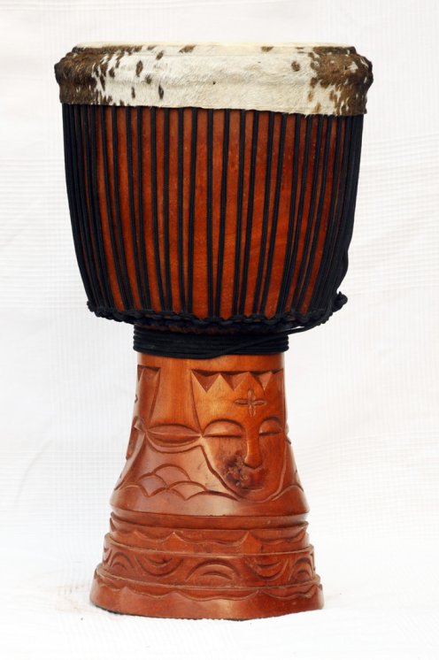Große Djembe aus Guinea - Oberklasse Djembe Trommel
