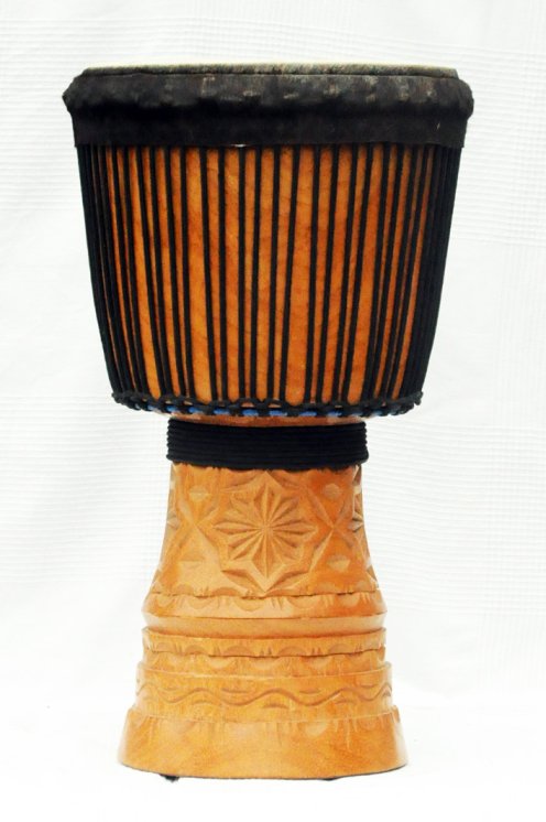 Große Djembe aus Guinea - Oberklasse Djembe Trommel