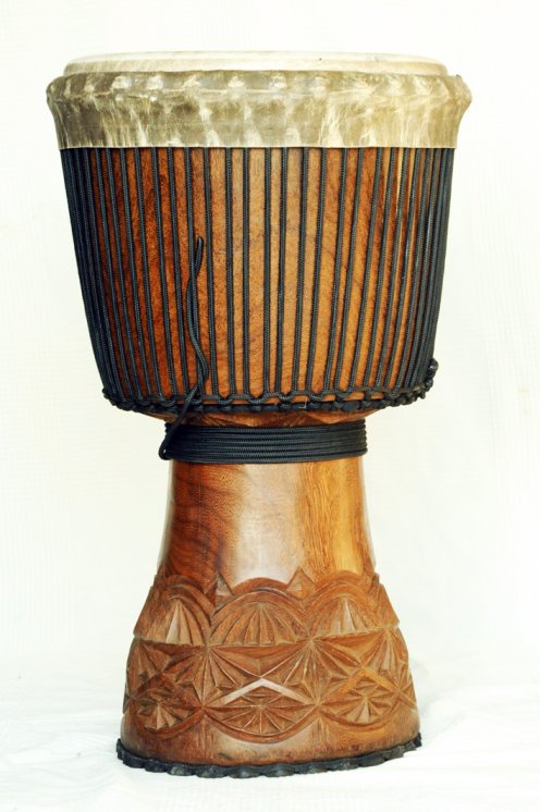 Große Djembe aus Guinea - Oberklasse Djembe Trommel
