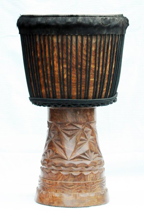 Große Djembe aus Guinea - Oberklasse Djembe Trommel