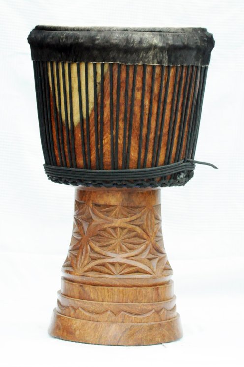Große Djembe aus Guinea - Oberklasse Djembe Trommel