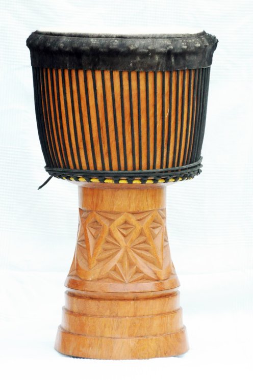 Große Djembe aus Guinea - Oberklasse Djembe Trommel