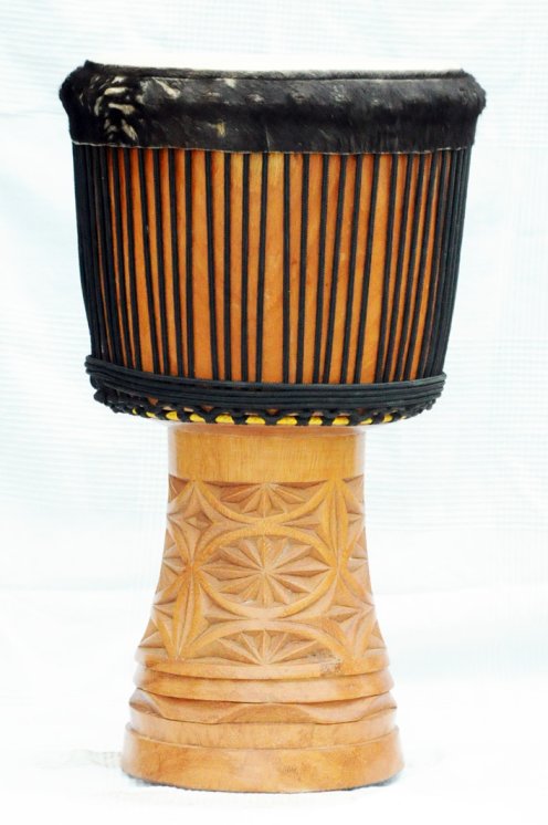 Große Djembe aus Guinea - Oberklasse Djembe Trommel