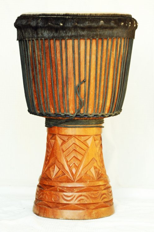 Große Djembe aus Guinea - Oberklasse Djembe Trommel