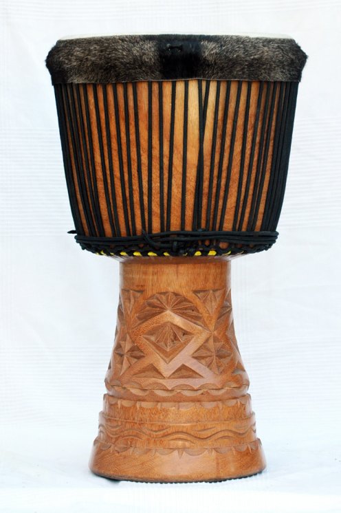 Große Djembe aus Guinea - Oberklasse Djembe Trommel