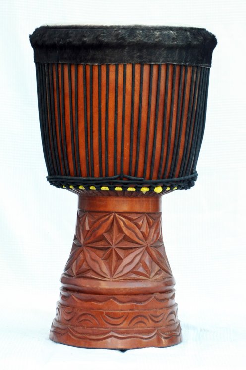 top Djembe aus Guinea - Große Profi Djembe Trommel
