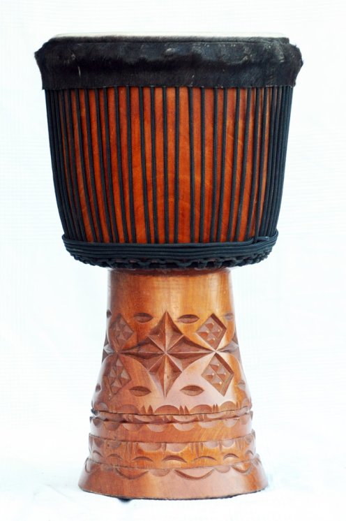 Große Djembe aus Guinea - Oberklasse Djembe Trommel
