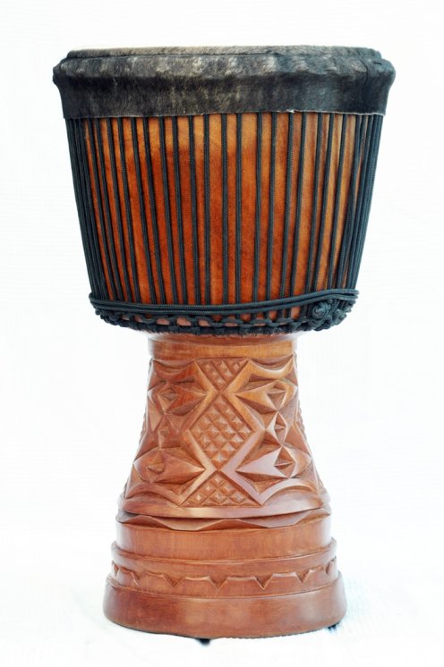 top Djembe aus Guinea - Große Profi Djembe Trommel