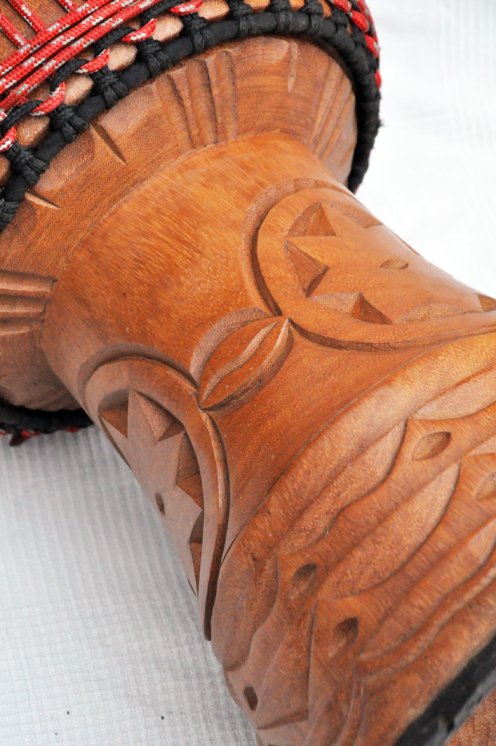 Große Djembe aus Guinea - Oberklasse Djembe Trommel