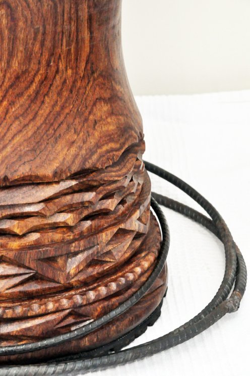Palisander (Gueni) Djembe Korpus aus Guinea - Oberklasse Djembe