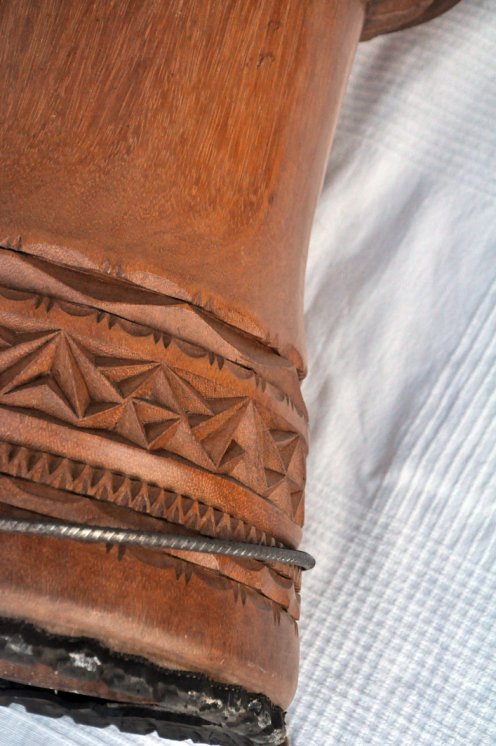 Lenke Djembe Korpus aus Guinea - Oberklasse Djembe