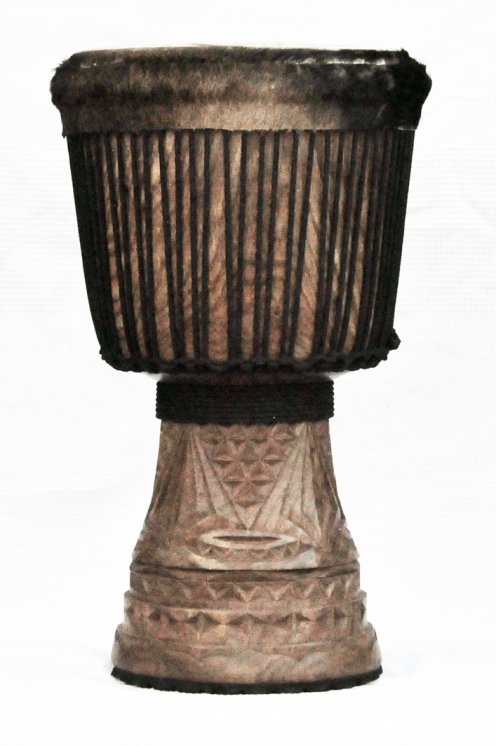Große Djembe aus Guinea - Oberklasse Djembe Trommel