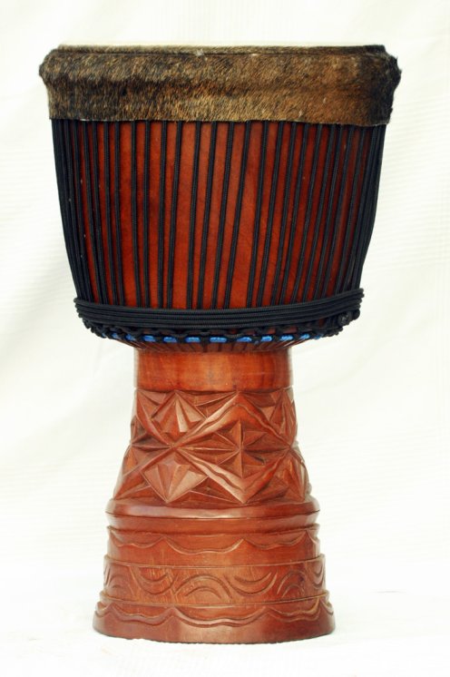 Große Djembe aus Guinea - Oberklasse Djembe Trommel