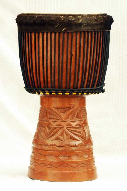 Große Djembe aus Guinea - Oberklasse Djembe Trommel