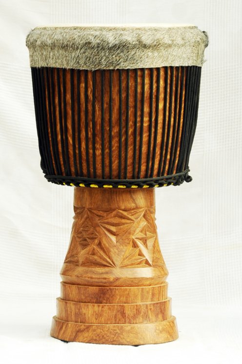 Große Djembe aus Guinea - Oberklasse Djembe Trommel