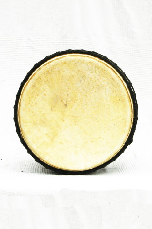 Djembe aus Guinea mit Kuhfell - Kalbfell, Rinderfell, Stierfell oberklasse Djembe Trommel