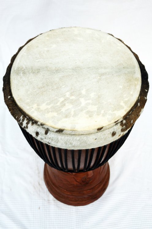 Große Djembe aus Guinea - Oberklasse Djembe Trommel