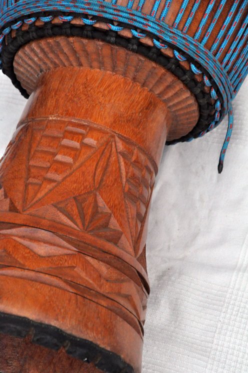 Große Djembe aus Guinea - Oberklasse Djembe Trommel