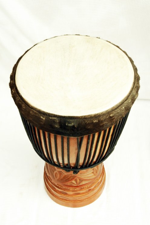 Große Djembe aus Guinea - Oberklasse Djembe Trommel