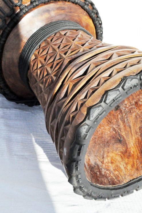Große Djembe aus Guinea - Oberklasse Djembe Trommel