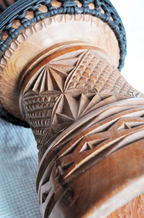 Große Djembe aus Guinea - Oberklasse Djembe Trommel