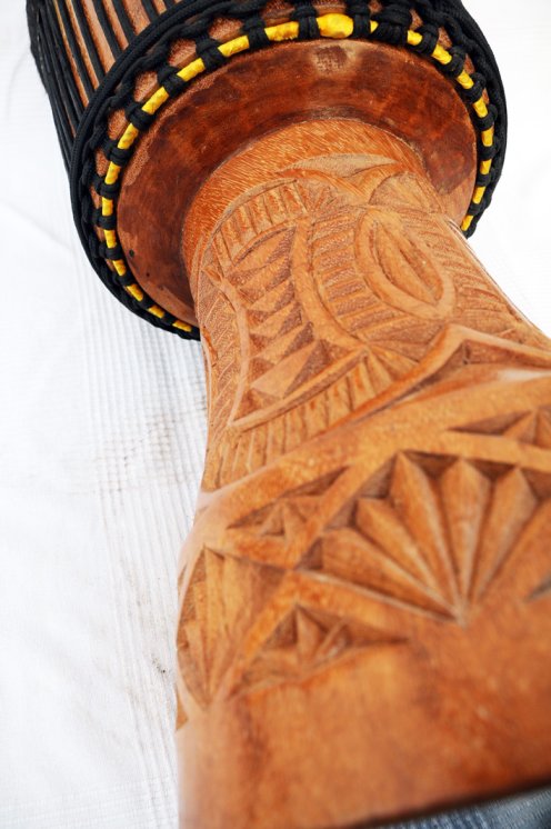 top Djembe aus Guinea - Große Profi Djembe Trommel