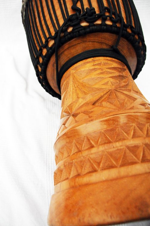 Große Djembe aus Guinea - Oberklasse Djembe Trommel