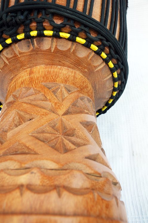 Große Djembe aus Guinea - Oberklasse Djembe Trommel